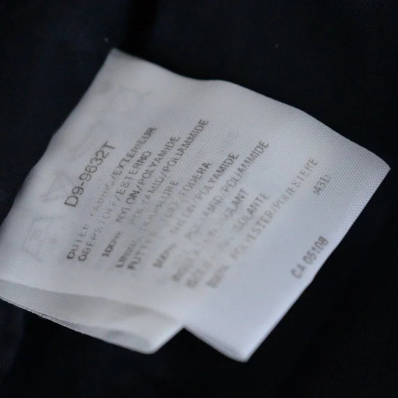 Vintage Descente Black & White Zip Up Winter /  Snowmobile Jacket Size 6 - Picture 15 of 16